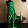 1-3-scaled_jpg Pure Handloom Parrot Green Silk Cotton Saree