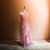 1_jpg Peach colour Georgette saree