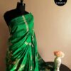 2-3-scaled_jpg Pure Handloom Parrot Green Silk Cotton Saree