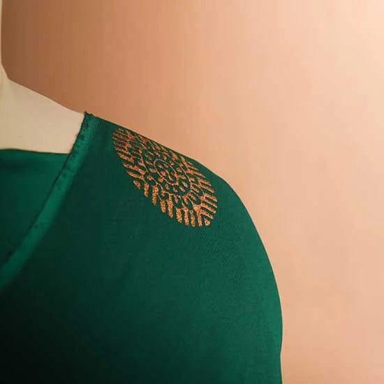 23_jpg Green colour Georgette saree