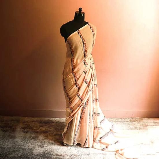 26_jpg Beige Pastel Shade Designer Mul Cotton saree