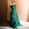 39_jpg Pure Handloom Sea Green Silk Cotton Saree