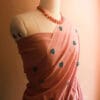 3_jpg Peach colour Georgette saree