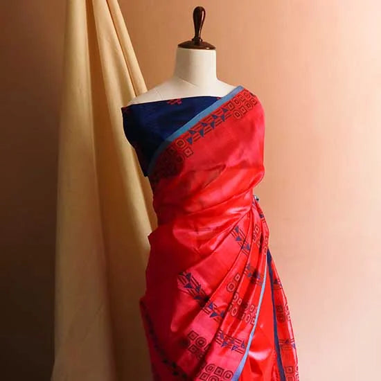 46_jpg_123d38ab-e0be-4caf-bda3-4e0a3c53c693 Pure Handloom Rani Pink Silk Cotton Saree