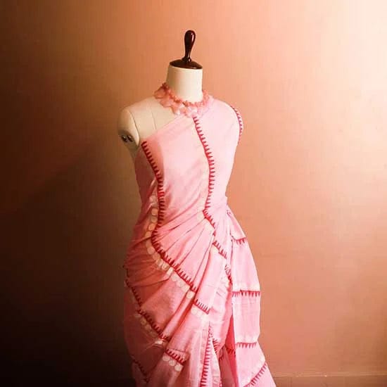 47.jpg-_1 Pink colour Designer Mul Cotton Saree