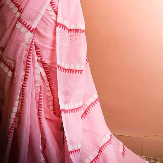49_jpg Pink colour Designer Mul Cotton Saree