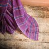 53 Purple colour designer block printed Mul Cotton saree