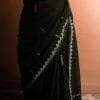 57 Hand block printed Designer Mul Cotton Saree
