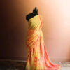 5_jpg Yellow tie and dye Designer Mul Cotton