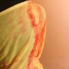 7 Yellow tie and dye Designer Mul Cotton