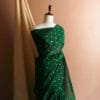 79_jpg Pure Bottle Green Handloom Silk Cotton Saree