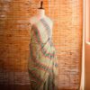 82 Sky blue colour designer Mul cotton saree