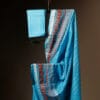 Blushing_Blue_Kota_Cotton_Saree Blushing Blue Kota Cotton Saree, close up