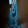 Blushing_Blue_Kota_Cotton_Saree_3 Blushing Blue Kota Cotton Saree, Full size 2