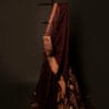 Cocoa_Charm_Brown_Kota_Cotton_Zari_Printed_Saree Cocoa Charm Brown Kota Cotton Zari Printed Saree, Full size 1