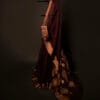 Cocoa_Charm_Brown_Kota_Cotton_Zari_Printed_Saree_4 Cocoa Charm Brown Kota Cotton Zari Printed Saree, Full size 2