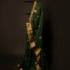 Emerald_Enchantment_Green_Kota_Cotton_Zari_Printed_Saree-1 Emerald Enchantment Green Kota Cotton Zari Printed Saree, Full size