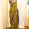 IMG-1417-1 Sunshine Bloom Yellow Printed Kanchipuram Silk Saree