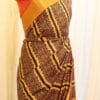 IMG-1471 Mystic Sunset Orange and Black Striped Printed Kanchipuram Silk Saree