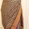 IMG-1522 Twilight Elegance Black and Purple Printed Kanchipuram Silk Saree