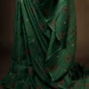 Light_Green_Kota_Cotton_Saree_3 Light Green Kota Cotton Saree, bottom side close up