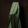 MG_6512 Emerald Enchantment Light Green and Dark Green Linen Shaded Saree