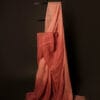 MG_6519 Barely Beige Linen Shaded Saree