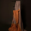 MG_6668 Sandalwood Serenity Light Brown and Sandal Linen Shaded Saree