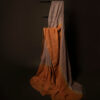 MG_6669 Sandalwood Serenity Light Brown and Sandal Linen Shaded Saree