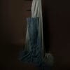 Dream Blue Linen Shaded Saree