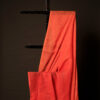 MG_6693 Tangerine Textures Orange Textured Linen Shaded Saree