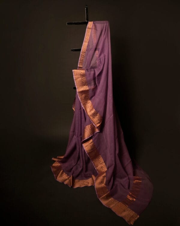 Majestic_Magenta_Magenta_Kota_Cotton_Zari_Plain_Saree_1 Majestic Magenta Magenta Kota Cotton Zari Plain Saree, full size shot