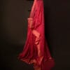 Pink_Petal_Pink_Kota_Cotton_Zari_Plain_Saree Pink Petal Pink Kota Cotton Zari Plain Saree, Full size 1