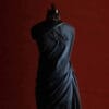 Plain_Gray_Colour_Fancy_H_S_Silk_Saree_3 Plain Gray Colour Fancy H S Silk Saree, close up