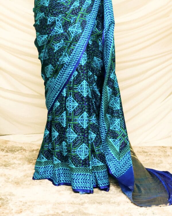 Pure-Handloom-Blue-Gaji-Silk-Saree-4-1_jpg Pure Handloom Dark Blue Gaji Silk Saree