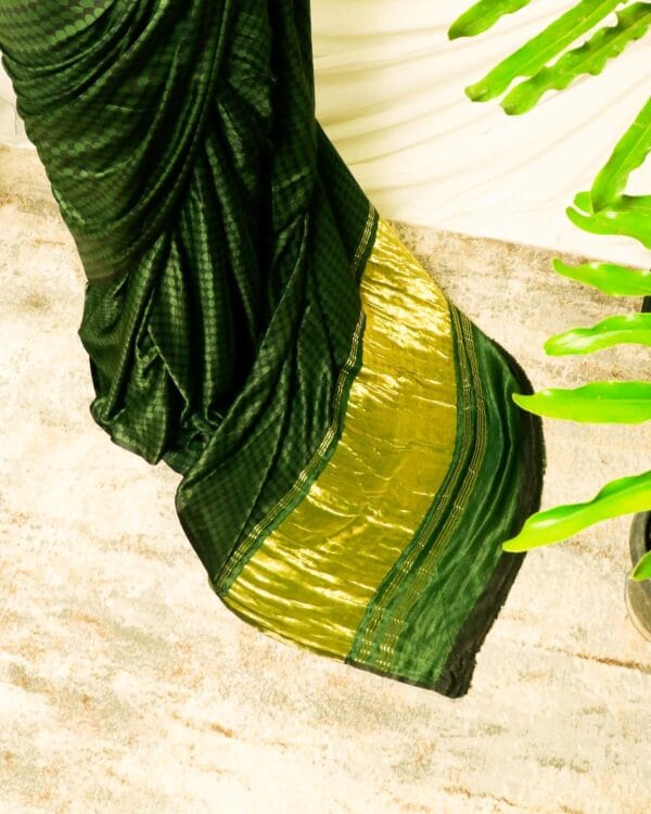 Pure-Handloom-Bottlegreen-Green-Gaji-Silk-Saree-4_jpg-1 Pure Handloom Bottlegreen Green Gaji Silk Saree