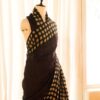 Pure-Handloom-Brown-Linen-Silk-Saree-2 Pure Handloom Purple Linen Saree