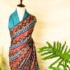 Pure-Handloom-Brown-with-Blue-Gaji-Silk-Saree-1_jpg Pure Handloom Brown with Blue Gaji Silk Saree