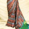 Pure-Handloom-Brown-with-Blue-Gaji-Silk-Saree-3_jpg Pure Handloom Brown with Blue Gaji Silk Saree