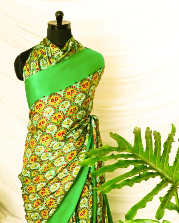 Pure-Handloom-Parakeet-Green-Gaji-Silk-Saree-1_jpg Pure Handloom Parakeet Green Gaji Silk Saree