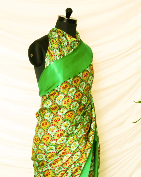 Pure-Handloom-Parakeet-Green-Gaji-Silk-Saree_jpg-1 Pure Handloom Parakeet Green Gaji Silk Saree