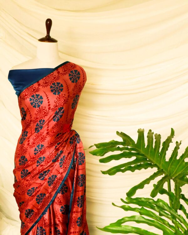 Pure-Handloom-Reddish-Blue-Gaji-Silk-Saree-2_jpg Pure Handloom Reddish Blue Gaji Silk Saree