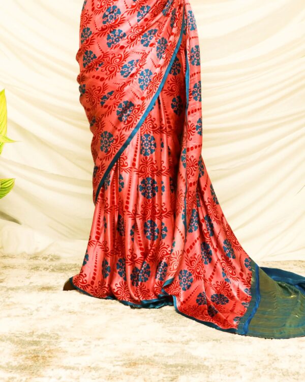 Pure-Handloom-Reddish-Blue-Gaji-Silk-Saree-4_jpg Pure Handloom Reddish Blue Gaji Silk Saree