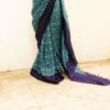 Pure-Handloom-Sky-Blue-with-Violet-Linen-Silk-Saree-5-1 Pure Handloom Sky Blue with Violet Linen Saree