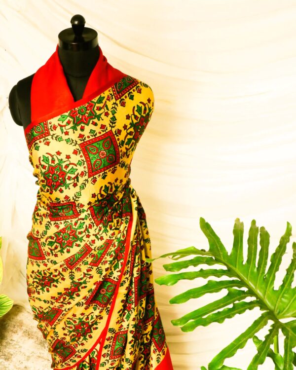 Pure-Handloom-Yellow-Gaji-Silk-Saree-1_jpg Pure Handloom Yellow Gaji Silk Saree