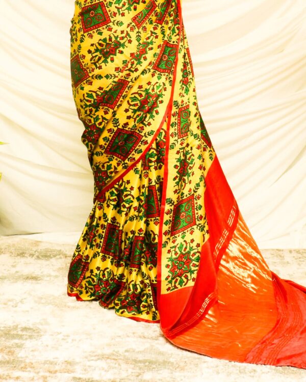 Pure-Handloom-Yellow-Gaji-Silk-Saree-2_jpg Pure Handloom Yellow Gaji Silk Saree
