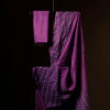 Purple_Kota_Cotton_Sarees_1 Purple Kota Cotton Sarees, close up