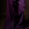 Purple Kota Cotton Sarees, printing details