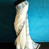 dfghesrah-2 White Mul Cotton saree