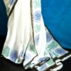 dfghesrah-5 White Mul Cotton saree